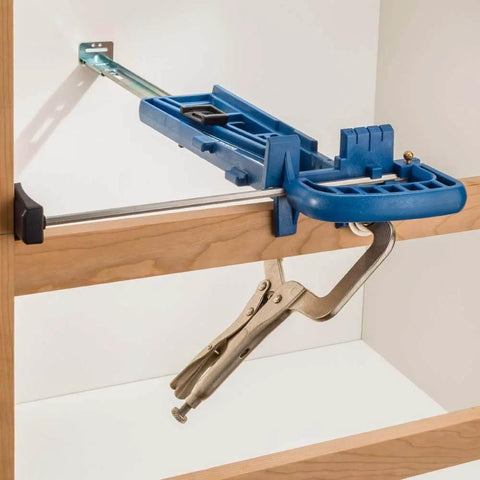 Universal Drawer Slide Jig For Cabinets Easy Install Drawer Slides Quickly And Accurately With A Locking Wedge Adjustable Indexing Foot