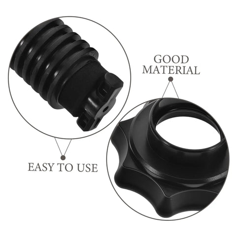 Spare Tire Mounting Bolt Kit For Cars Easy Install No Fuss Hold Down Screw Clamp Tire Tightener Bolt shown with close-up details