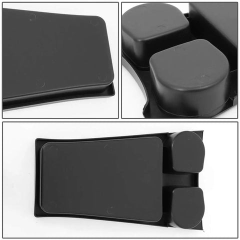 Center Console Cup Holder Organizer For Toyota Prius 2010 2011 2012 2013 2014 2015 Replacement Box With Removable Silicone Mats