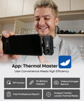 Person using USB-C Thermal Imaging Camera For Android And iPhone, Grab-And-Go Handheld Pro-Grade 320x240 Infrared Imager