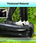 Display of Large Capacity Foldable Water Storage Bladder For Garden And Emergency Use Heavy Duty PVC Tank With Spigots And Overflow Kit.