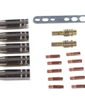 Copper Welding Torch Consumables Set With Protection Nozzle, Contact Tip, and Connecting Kit for MIG Welders components