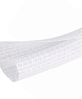 Dog Proof Pet Resistant 25ft Cord Protector Sleeves, 1/2 Inch Thick Wire Cable Cover White, close-up of flexible cable sleeve.