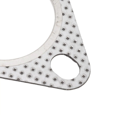 Close-up of gasket from 2 Inch Flange Connection Kit With Stainless Steel Flanges And Gasket Set Including Bolts Locknuts And Washers For Downpipe