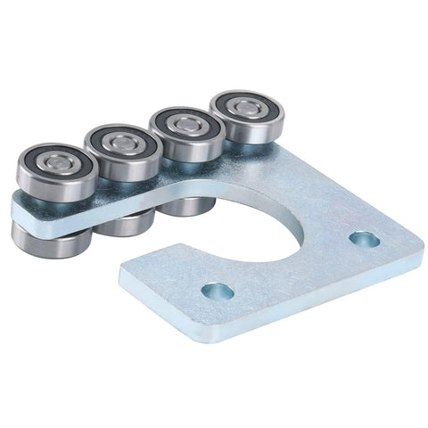 Eight Wheel Trolley Assembly Rollers For Strut Channel Trolley Fits One Five Eighths Inch Wide And Taller Unistrut Rubber Sealed Bearings