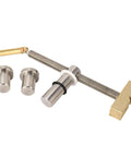 Beefy Heavy Duty Woodworking Bench Dog Clamp Desktop Clip with CNC Precision Rust Resistant Metal Build components displayed