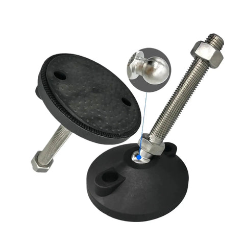 Adjustable Articulating Furniture Leveling Feet Glides To Crush Wobbly Tables And Shaky Floors Quick Height Swaps for heavy-duty use.