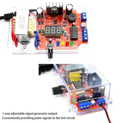Adjustable LM317 Power Supply Kit From 110V To DC With 1.25V To 12V Output Built In Voltmeter Soldering Project