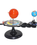 Three Ball Totally Hands On Sun Earth Moon Orbital Model Kit For Home And School Realistic 3D Solar System That Shows Day Night Seasons Eclipses Moon Phases With Mechanical Linkage, plastic desk model