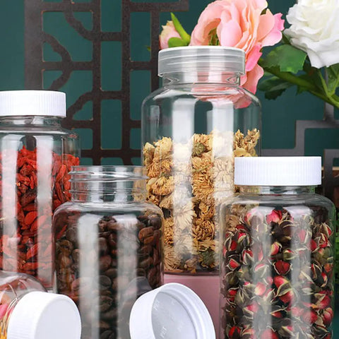 50 Pack Clear 5Ml Plastic Lab Bottles With Wide Mouth Caps For Reagents, Samples And Liquid Storage, Transparent Cylindrical Polyethylene Bottles With Leakproof Screw Caps, Your Go To Food Safe Lab Storage Solution clear bottles with white caps