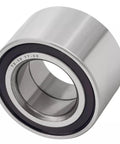Boss Level Front Wheel Bearing 3514634 showing chrome steel races and sealed rings for smooth spin and durability.
