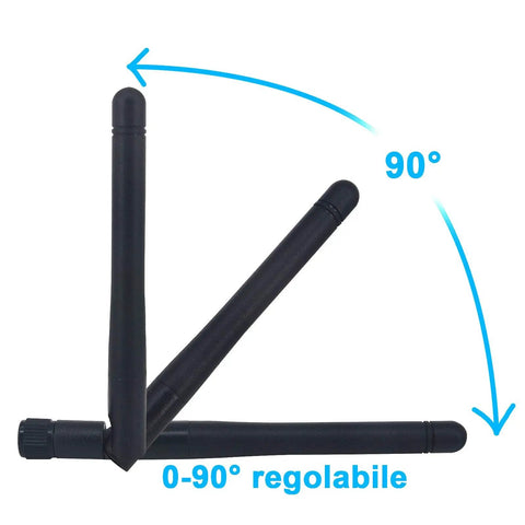 Long Range FPV Drone Antenna 3dBi 5.8GHz RHCP Mini Antenna adjustable 0-90° for RC Quadcopters and FPV Racing UAVs