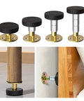 Adjustable Furniture Feet Set Of 12 With Threaded Legs For Beds Cabinets Sofas And More Wobble Free Leveling Feet Heavy Duty Support