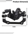 Top Grade Mechanical Disc Brakes For Bikes Aluminum Alloy Housing Universal AB Mount Steel Ball Drive System dimensions 3.46 x 2.59 inches