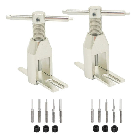 Heavy Duty Aluminum Alloy Motor Pinion Gear Puller Tool Two Pack For RC Cars And Small RC Helicopters Pro Grade Gear Remover Extractor
