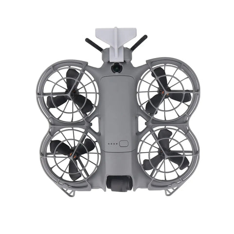 Aerodynamic Tail Fin Shield For Neo 2 Drone Lightweight 3.8g Transmission Module Protector Shockproof Cover, top view, gray