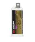 Black Two Part Epoxy Structural Adhesive DP420 Built Tough High Impact Fatigue Resistant Maintains Bond Strength 50 mL Duo Pack For Metals Ceramics Wood Glass Plastics And More, front view