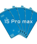5 Pack Waterproof Adhesive Stickers Kit For iPhone 15 Pro Max 6.7 Inch Pre Cut Watertight Screen Frame Seal Tape For Internal Repair