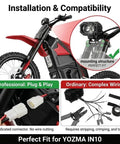 Beefy LED Light Bar For Yozma IN10 Electric Dirt Bike Headlight Spotlight Driving Beam With High Brightness Easy Install