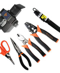 Pro Grade Fiber Optic Tool Kit For Cutting Stripping And Terminating Cables Black Portable Set Built For Field Techs tools