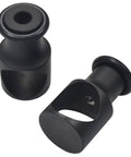 Library Sliding Ladder Hardware Kit 3.3 to 26.2 Ft Track System Black Carbon Steel Roll Hardware components