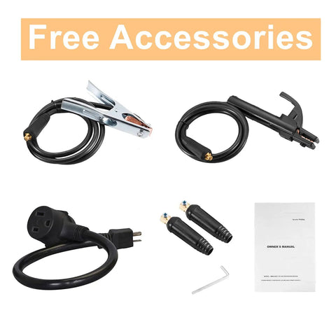 Dual Voltage Arc Welder 160 Amp 110V To 220V IGBT Inverter With ARC Force Portable MMA Welder accessories and manual