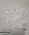 Nylon Hinges For RC Airplane Models Three Sizes Available 16 Pack Durable Fixed Wing Hinge Set For Aileron Rudder And Elevator Flexible Rotation Easy Install Small Size 0.47 By 0.94 Inches
