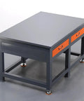 Heavy Duty Steel Top Workbench Beefed Up Industrial Fitter Bench With Prepped Vise Mount Spot Rock Solid 8MM Thickened Steel Table with drawers