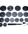 Pro Grade Bushing Removal Tool Set With 21 Piece Bearing And Seal Driver Kit Interchangeable Discs From 70mm To 150mm for installation
