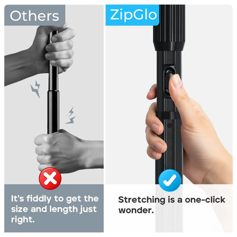 Comparison of Heavy Duty Tension Curtain Rod No Drilling Adjustable From 41 To 126 Inches 1.26 Inch Diameter Easy One Pull Install