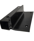 Close-up of Club Car Precedent Extended Golf Cart Roof Mounting Bracket for 80 84 88 and 120 inch tops, black finish