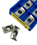 Heavy Duty 10 Piece Set Of Carbide Turning Inserts With APKT And APGT Shapes for Aluminum Milling CNC, showcasing APGT shapes.