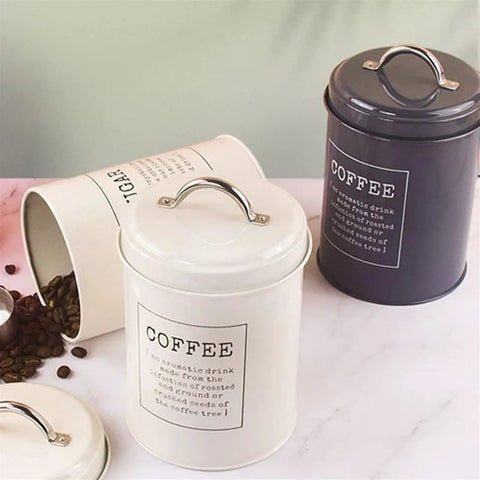 Metal Coffee Canister Set Of 3 With Tight Seal Lids These Wide Mouth Kitchen Food Storage Jars Are A Flat Out Home Run Keeping Coffee Beans Sugar Tea Nuts And Herbs Fresh On Your Counter Zero Sweat.