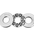 5 pcs 51100 thrust ball bearings, steel, 10x24x9 mm, single-row