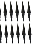 125 Grain Traditional Broadheads For Archery Hunting Dope Screw In Wide Heads 6 Pack Or 12 Pack High Precision CNC Lathe