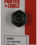 One Half Inch Router Collet Pro Grade For One Half Inch Shank Bits Auto Release Design Reduces Bit Runout Replacement Adapter