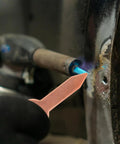 Using Dent Repair Kit With 200 Pcs Iron Dent Puller Washers on car body panel with blowtorch and tool.