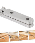 12 Pcs Zinc Alloy Jewelry Box Hinges 30x30x6mm Miniature 90 Degree Small Decorative Hinges For Wooden Cabinets And DIY Craft Boxes DearMamy Ideal For Jewelry Boxes Small Cabinets And DIY Projects With Durable Zinc Alloy Build, shown in silver finish with multiple installation views.
