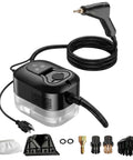 Heavy Duty Handheld Steam Cleaner With 2500W Power And 4.5 Bar Pressure Heats Instantly for tough kitchen and bathroom cleaning.