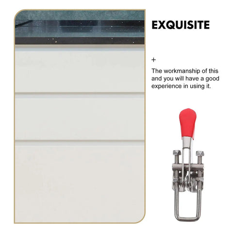 Beefy Adjustable Toggle Latch Clamp Heavy Duty Stainless Steel Pull Latch for Boxes and Cases Easy Installation