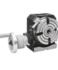 4 Inch Rotary Milling Table With Dividing Plates For Precision Indexing And Milling, Horizontal And Vertical Setup, MT2 Bore