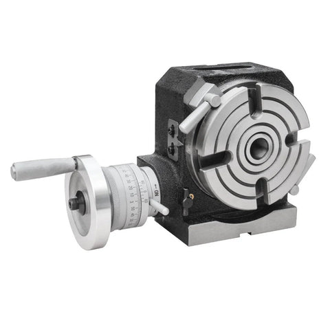 4 Inch Rotary Milling Table With Dividing Plates For Precision Indexing And Milling, Horizontal And Vertical Setup, MT2 Bore