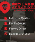 Heavy Duty 2 By 72 Inch Flexible Aluminum Oxide Sanding Belts Multipurpose, red label branding, industrial quality benefits