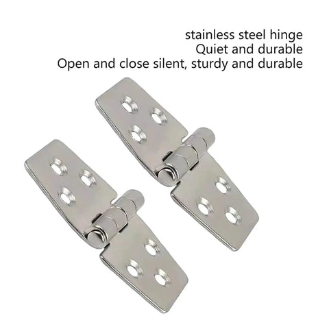 Rotating Concealed Door Hinge In Stainless Steel For Marine Doors And Electric Box Control Cabinets One Piece Installation