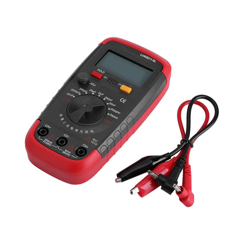 Capacitance Meter Multimeter For Capacitors 0.1pF To 20000uF With LCD Backlight And Safety Jacket 1999 Digit Display Real Pro Capacitor Tester