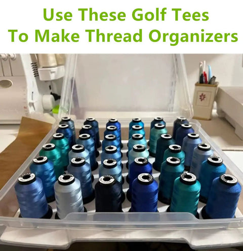 250 Pack Bamboo Golf Tees 2.75 Inch Ultra Durable Tees Used As Thread Organizers In Case