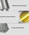 Gold Magnetic Push To Open Cabinet Latches Two Pack Heavy Duty Door Catch And Drawer Closers With Spring Plunger details