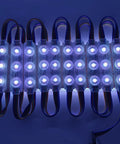 Bright Dope LED Storefront Window Lights Kit for Business Waterproof RGB Light Strips 60 Ft with 120 Pieces lit up.