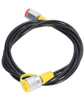 Heavy Duty Hydraulic Pressure Test Hose 2m 6ft 630Bar With PU Sheath Pro Grade Flexible Hose M16x2 Fittings And BSP One Quarter Inch Connector
