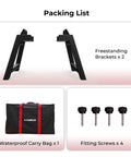 Portable Freestanding Stand With Waterproof Carry Bag For Outdoor Propane Tankless Water Heater AY132 Series Includes Two Stands And All Screws For Easy No Fuss Setup